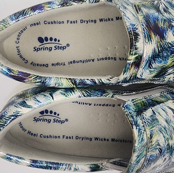 Spring Step Women's Slip-On Shoes Slip and Oil Resistant Multicolor 7 1/2 - Picture 6 of 10